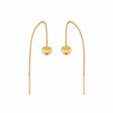 Classic Heart Drop Earrings