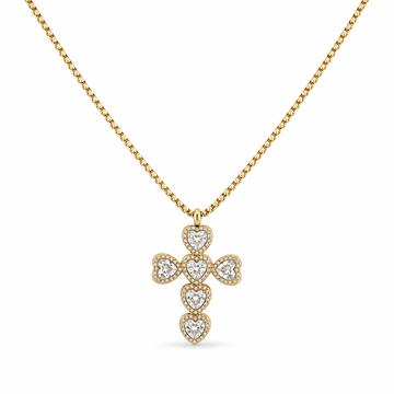 Collana Cross Heart
