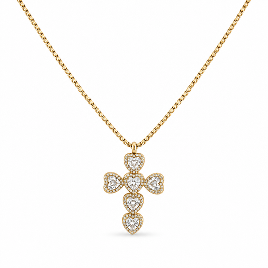 Collana Cross Heart