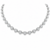 Collar Corazones Diamantes