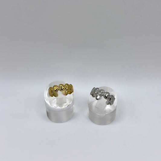 Anello Fascia Di Cuori