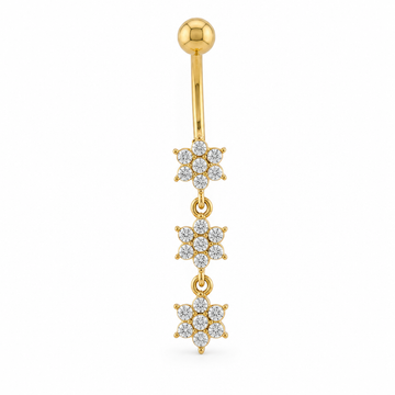 Piercing Ombelico Floreale