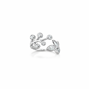 Anello Leaf Diamond