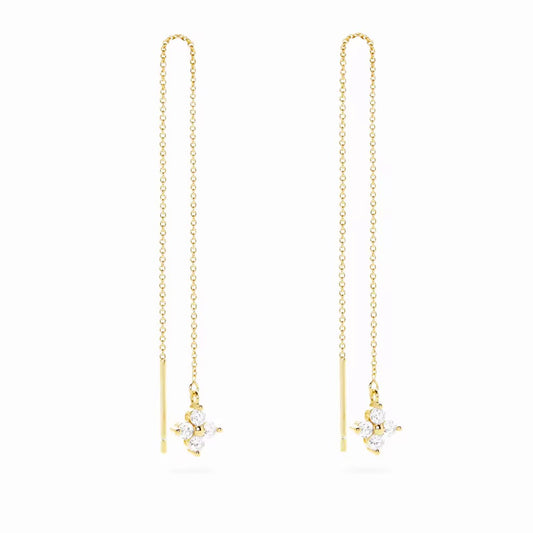 Orecchini Saliscendi Four Leaf