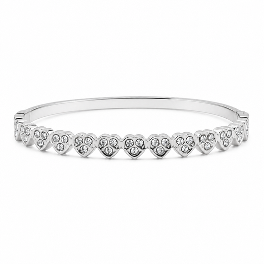 Bracciale Cuoricini Strass