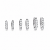 Set Orecchini Circle Diamond