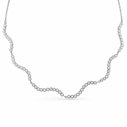 Collana Onde Strass