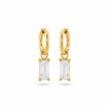Pendientes baguette