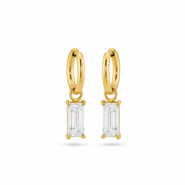 Pendientes baguette