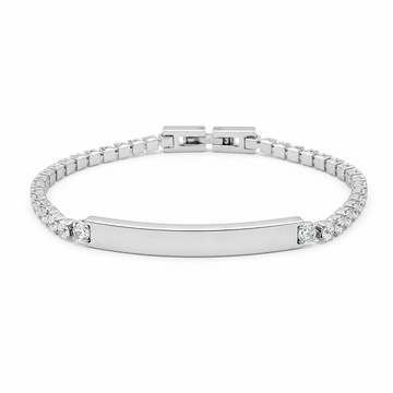 Bracciale Targhetta Tennis Personalizzabile