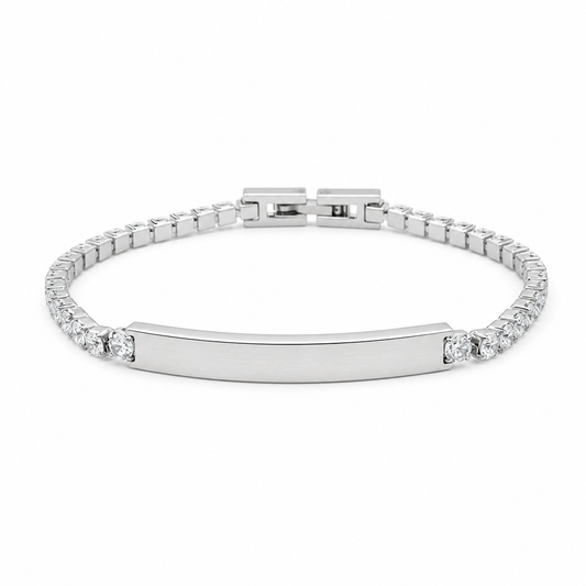 Bracciale Targhetta Tennis Personalizzabile
