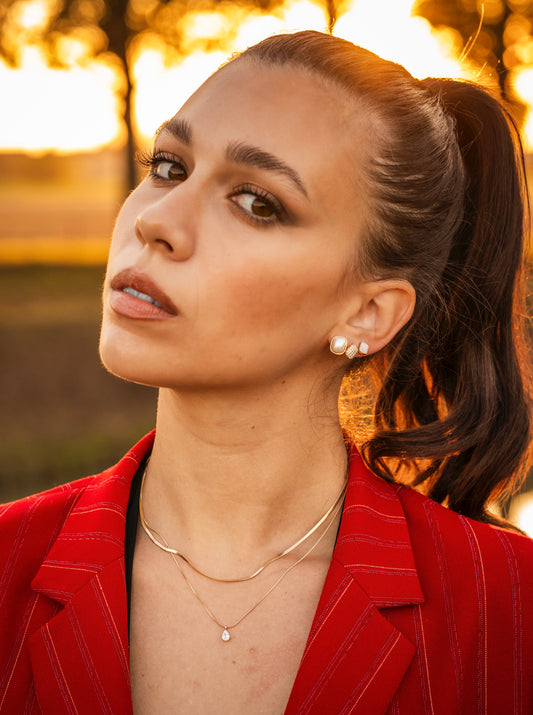 Collana Goccia Lucente