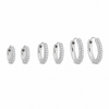 Set Orecchini Circle Shine