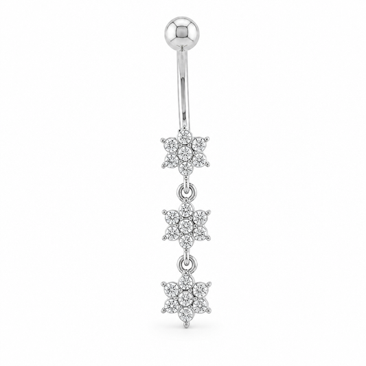 Piercing Ombelico Floreale