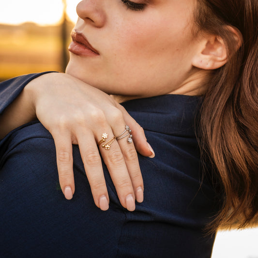 Anello Fioritura Di Luce