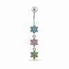 Piercing Ombelico Floreale