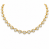 Collar Corazones Diamantes