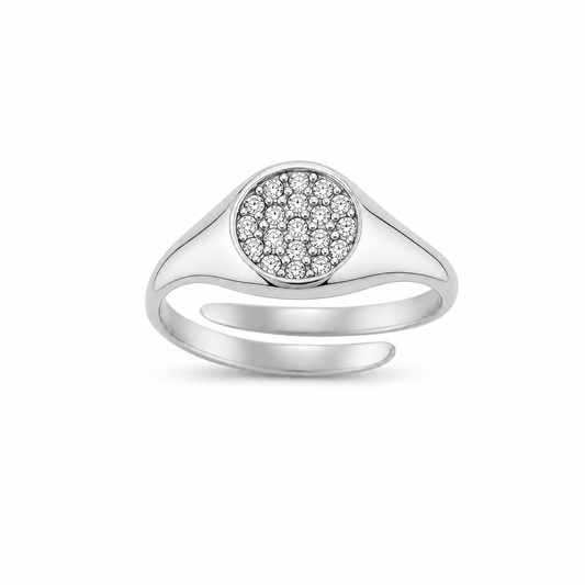 Anillo de lujo redondo Chevalier