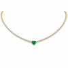 Collar Corazón Tenis