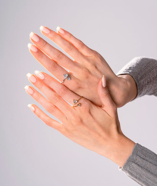 Anello Abbraccio Cuori