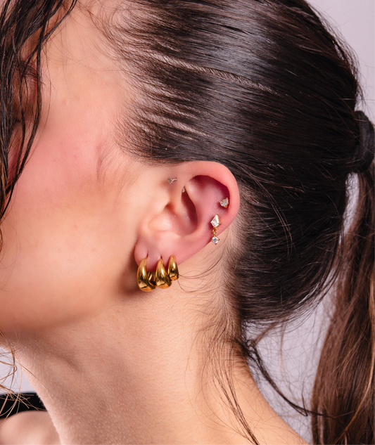 Mono Orecchini Goccia Pendente