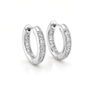 Orecchini Circle Strass
