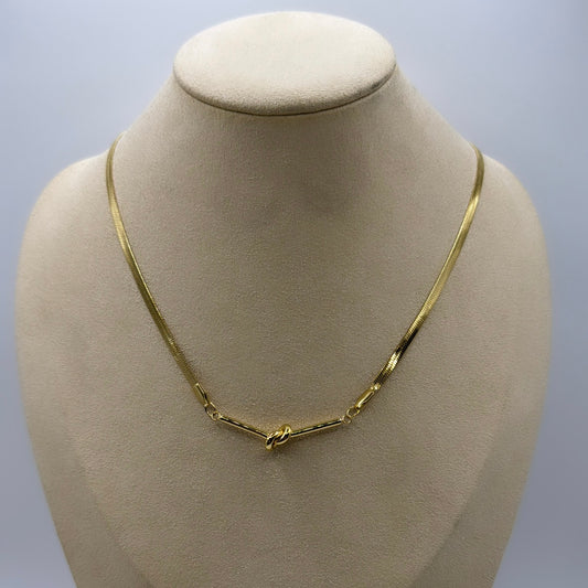 Snake Knot Necklace