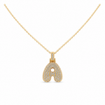 Bubble Initial Necklace
