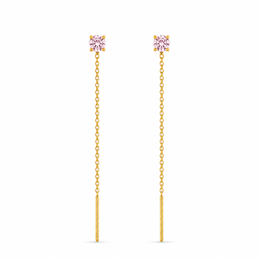 Up and down earrings