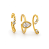 Tris Anelli Glam