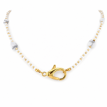 Collana White Stone