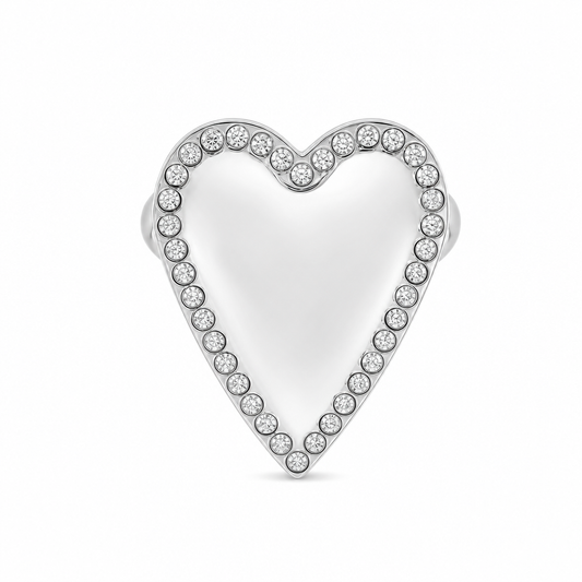 Anello Mirror Heart Personalizzabile