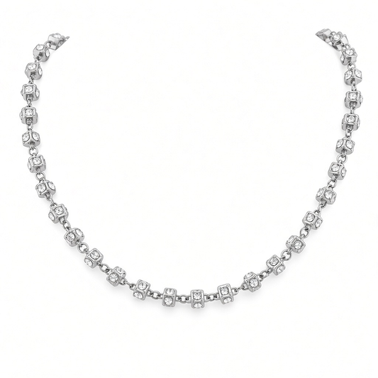 Collana Cubic Strass