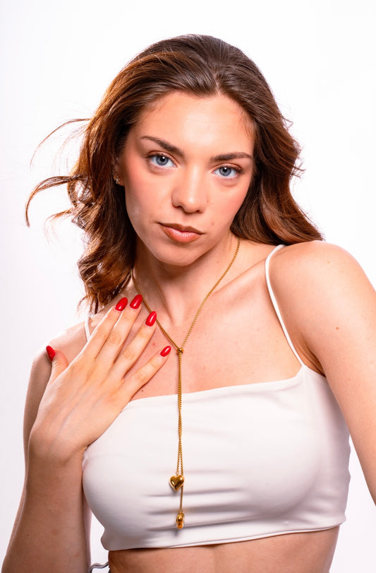 Hearts Up and Down Necklace