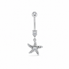 Piercing Ombelico Stella Marina Pendente