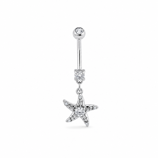 Piercing Ombelico Stella Marina Pendente