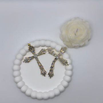 Orecchini Diamond Cross