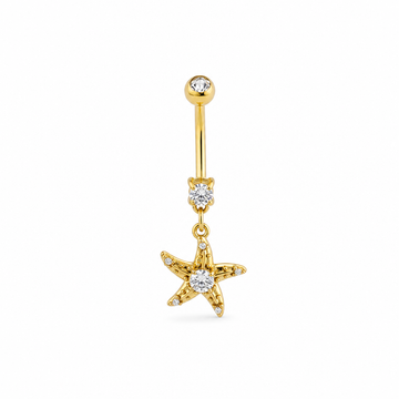 Piercing Ombelico Stella Marina Pendente