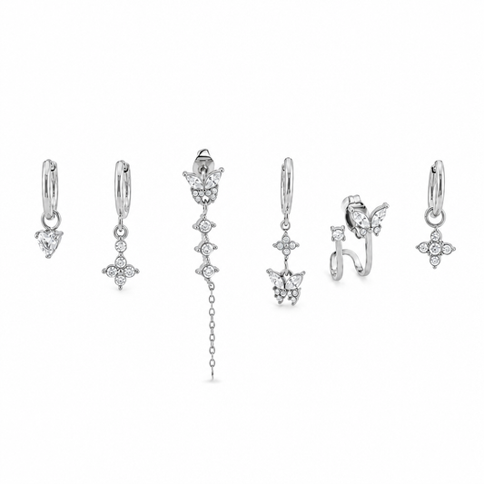 Set Orecchini Butterfly