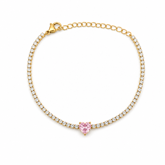 Bracciale Tennis Heart