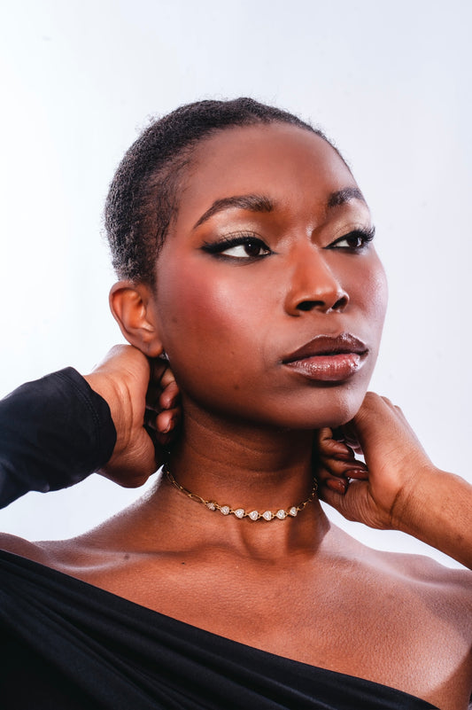 Collana Choker Hearts Shine