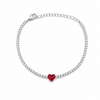 Bracciale Tennis Heart
