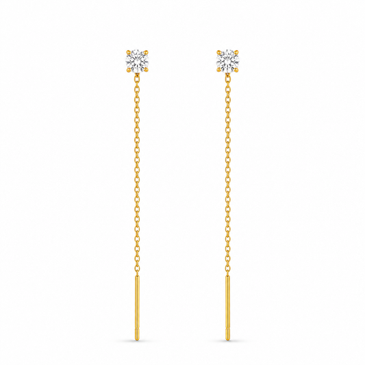 Up and down earrings