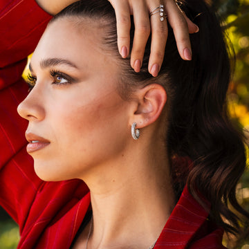 Orecchini Circle Shine