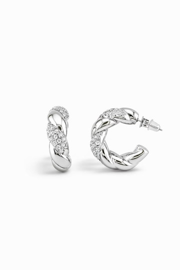 Orecchini Torchon Strass