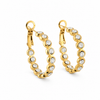 Orecchini Round Strass