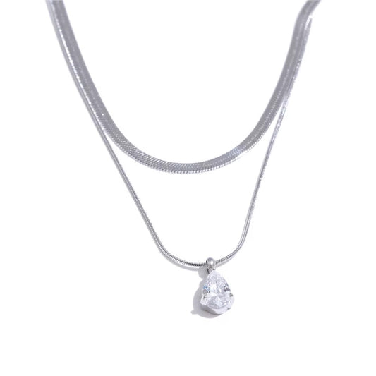 Collana Goccia Lucente