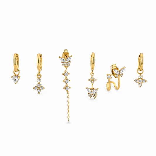 Set Orecchini Butterfly