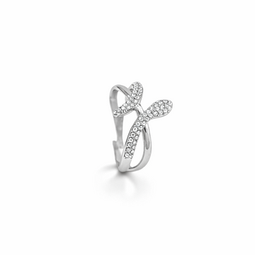 Anello Snake Strass