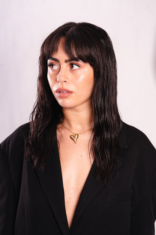 Collana Big Heart Pendente